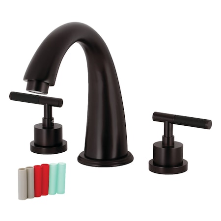 Kingston Brass KS2365CKL Two-Handle Roman Tub Faucet, Oil Rubbed Bronze KS2365CKL